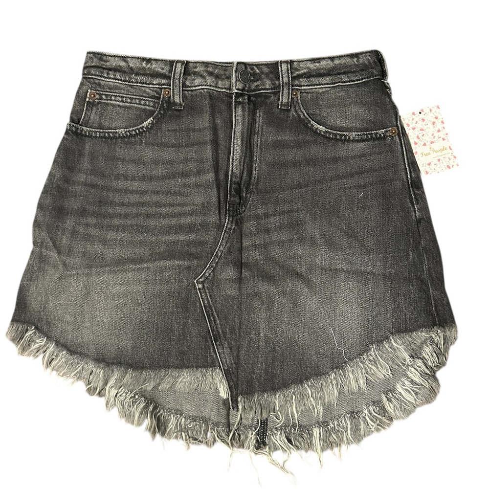 NWT Free peoples Maverick Jean Denim Skirt $68 Retail